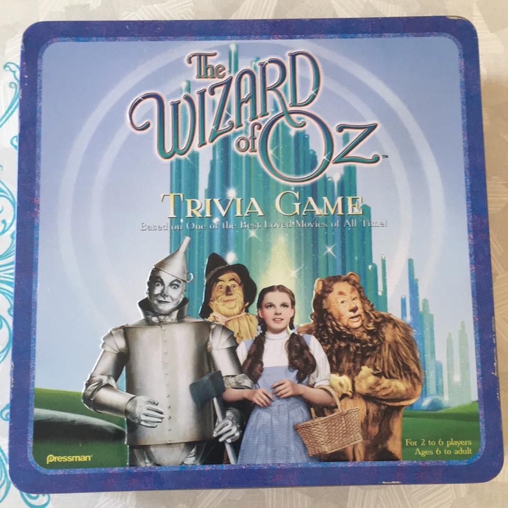 Wizard of Oz Trivia Board Game 1999